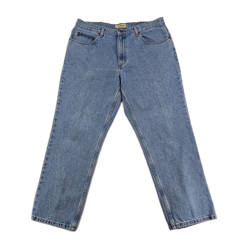LL Bean Men's Jeans 36x28 Classic Fit Medium Wash Denim Straight Leg 220626